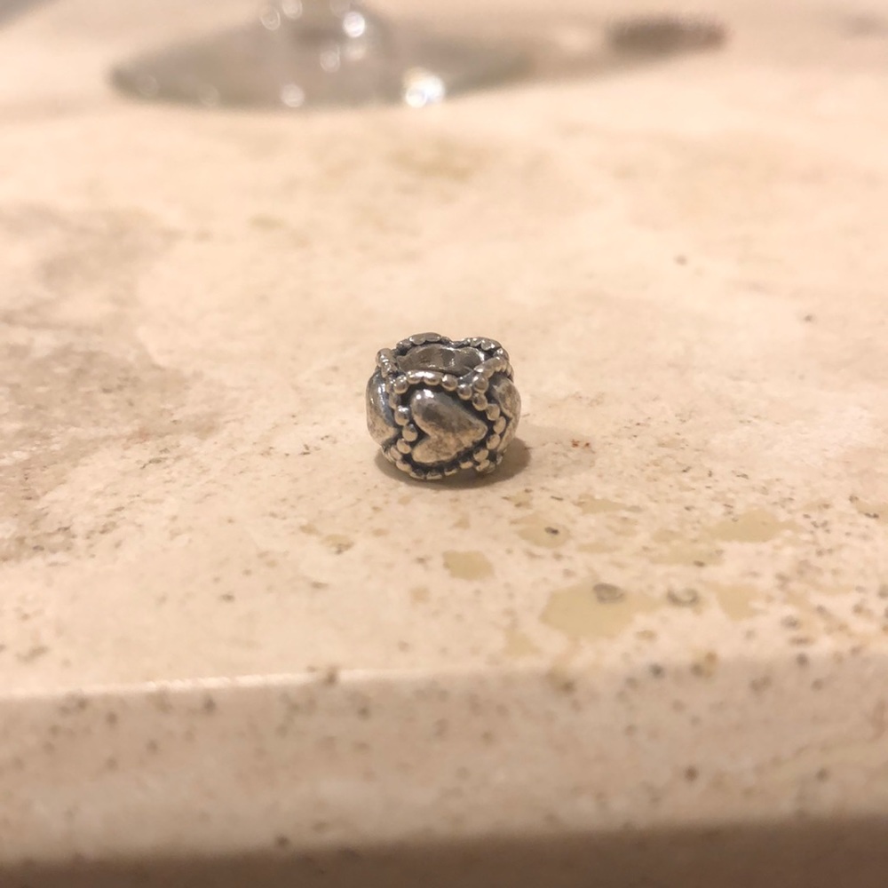 Heart charm for Pandora bracelet